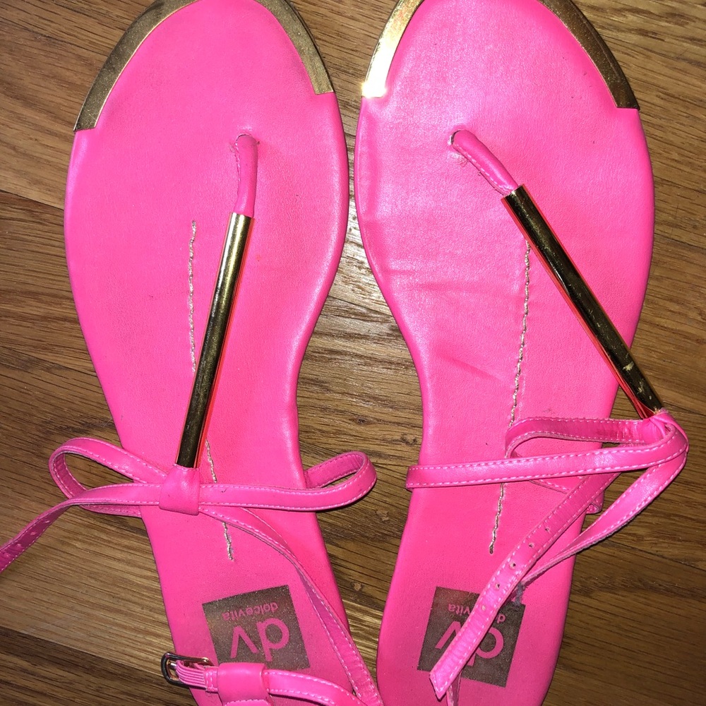 Dolce Vita sandals- neon pink 7.5